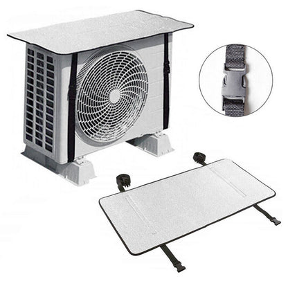 AC Outdoor Unit Protector Aluminum Cover With Straps