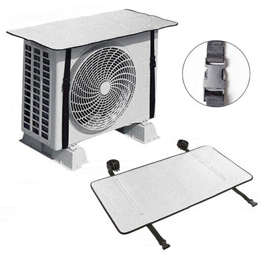AC Outdoor Unit Protector Aluminum Cover With Straps