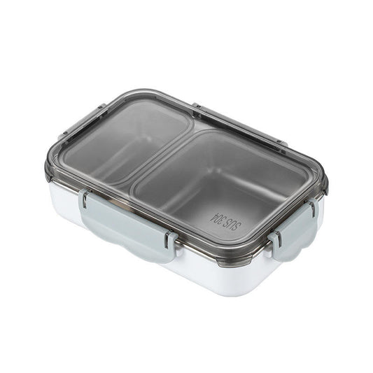 Leak-Proof Stainless Steel Bento Lunch Box – Reusable Meal Prep Food Container with Spill-Proof Compartments for School, Office & Travel